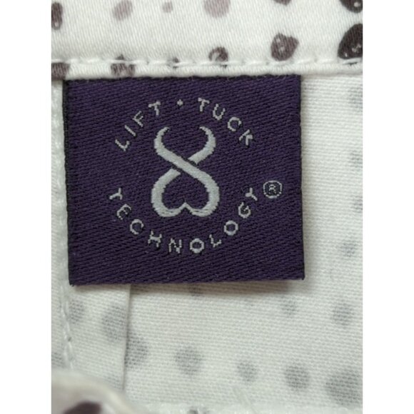 NYDJ Womens Ankle Pants size 4 Polka Dot Stretch Lift Tuck Technology - Picture 6 of 11